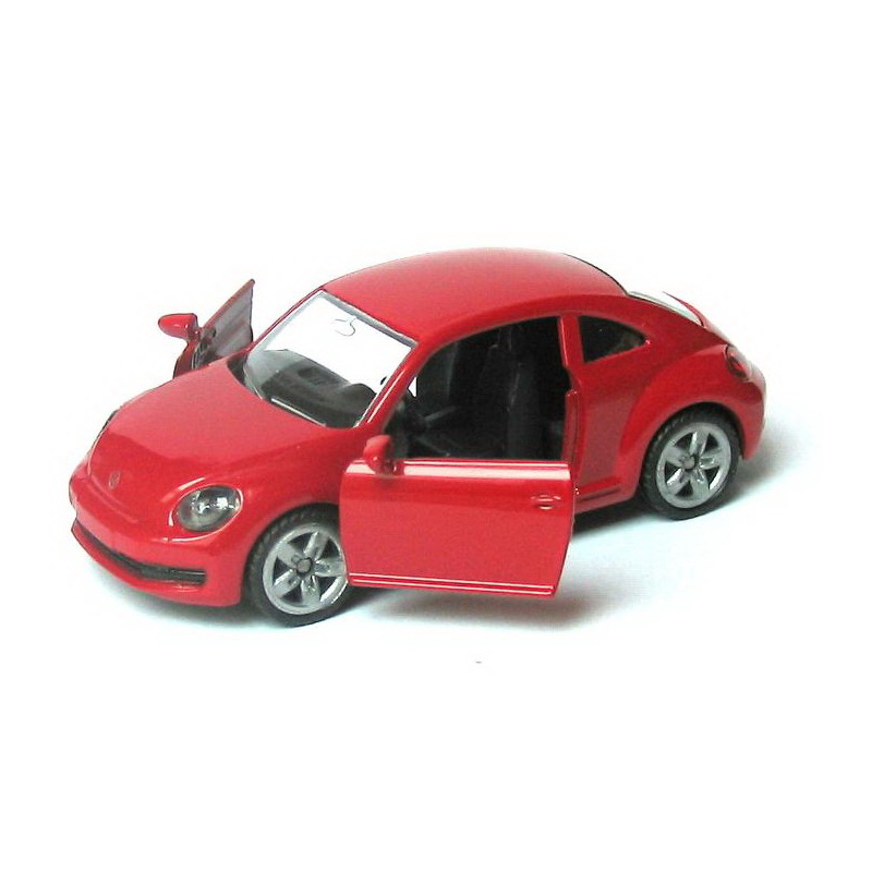 Металлическая машина VW Жук, красный, 1:55  
